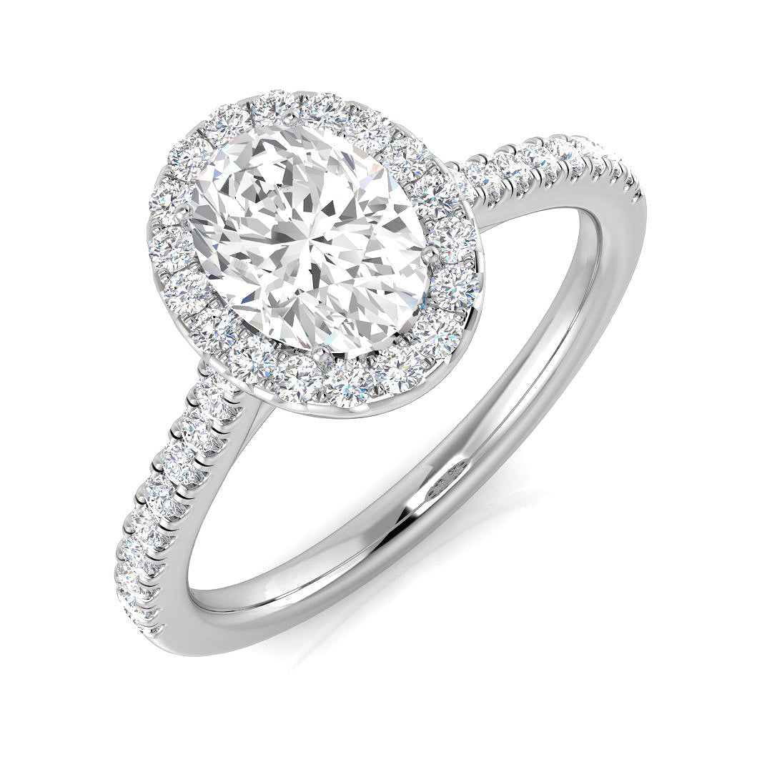 Platinum 1.16ct G SI2 Diamond Ring