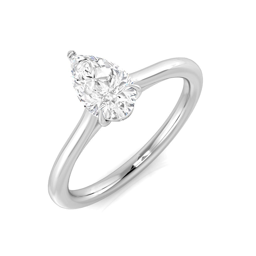 Platinum 0.70ct E SI1 Diamond Ring