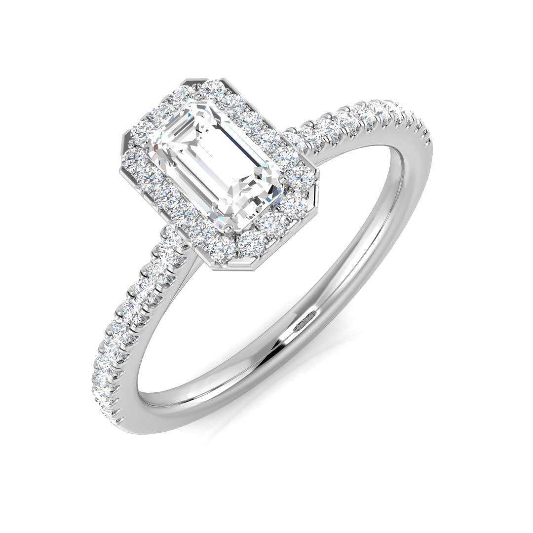 Platinum 0.68ct D VS1 Diamond Ring