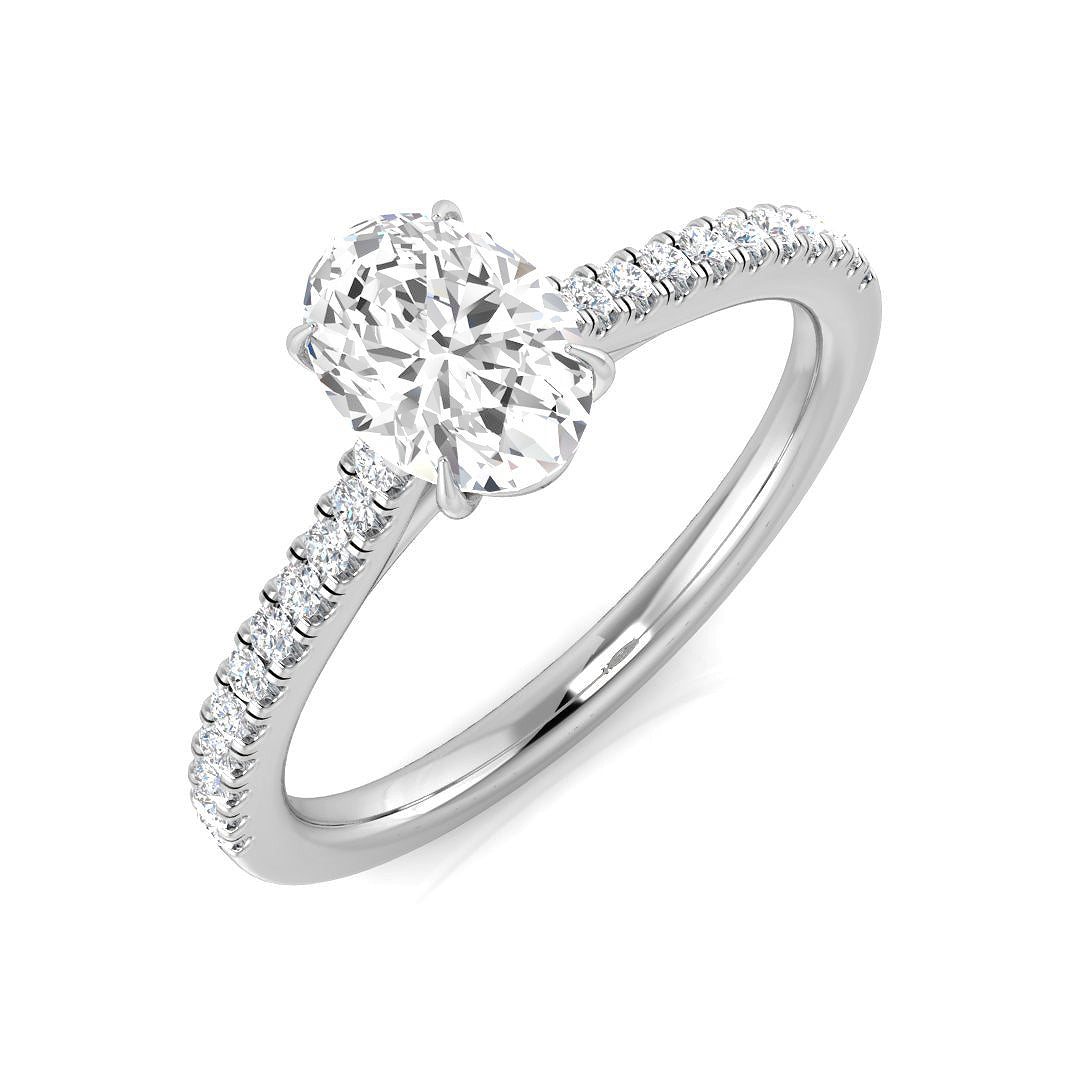 Platinum 1.13ct Laboratory Grown CVD Ring
