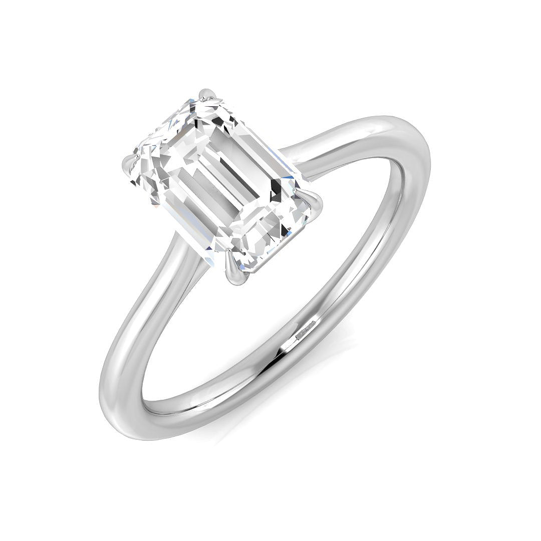 Platinum 1.50ct H SI1 Diamond Ring