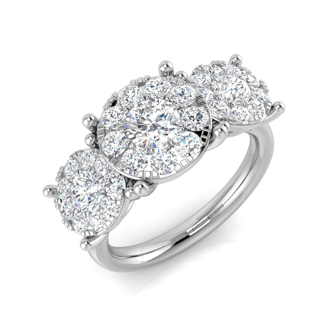 9ct White Gold 1.55ct G SI2 Diamond Ring