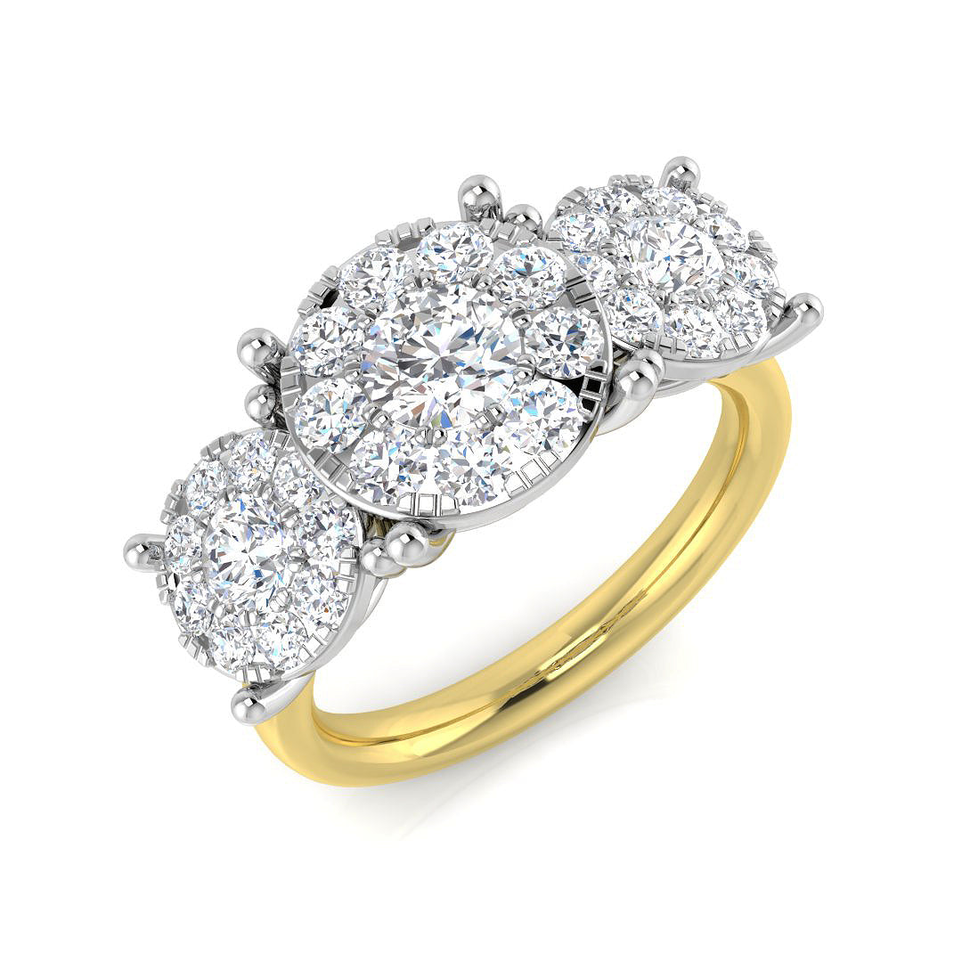 9ct Yellow Gold 1.55ct G SI2 Diamond Ring