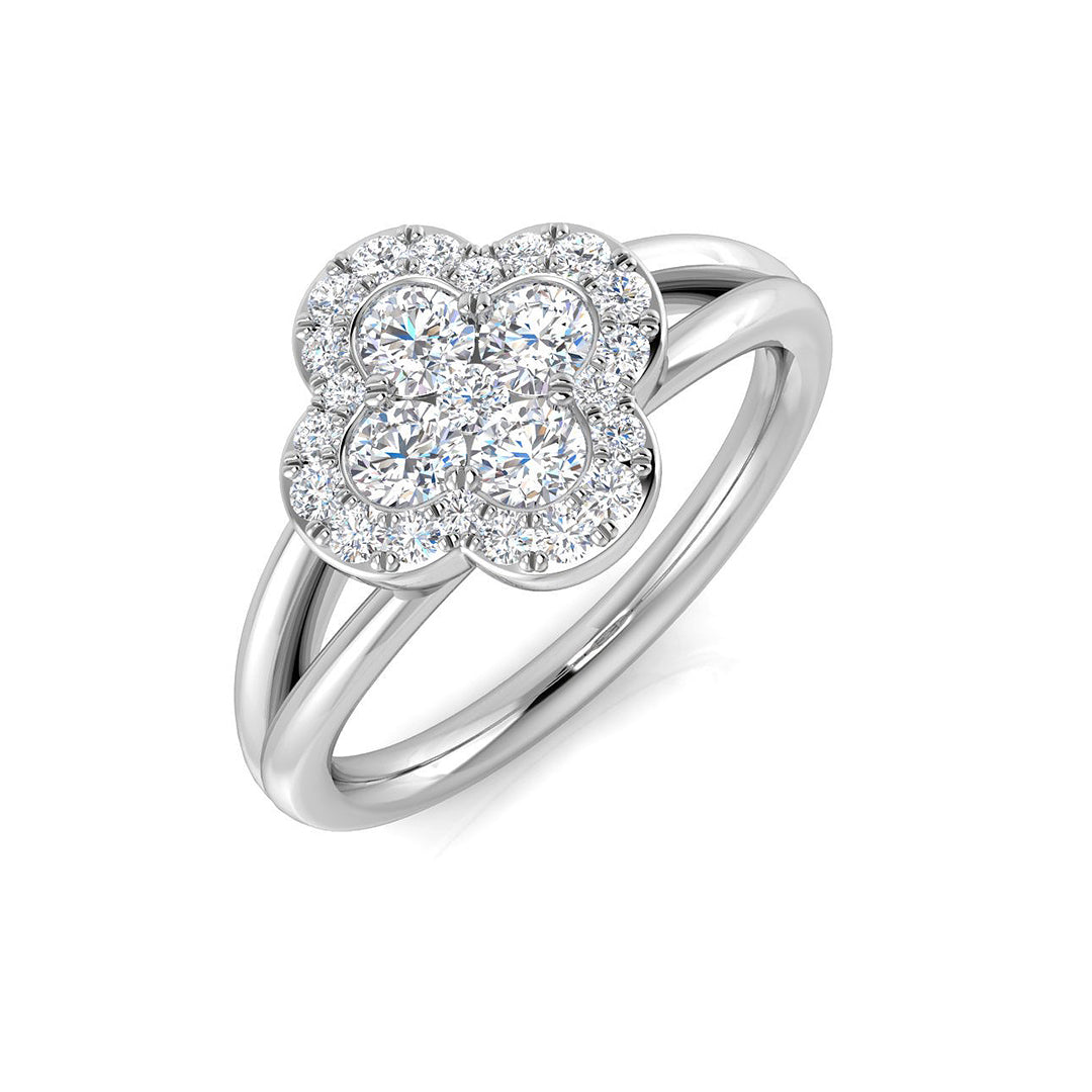 Platinum 0.59ct G SI2 Diamond Ring