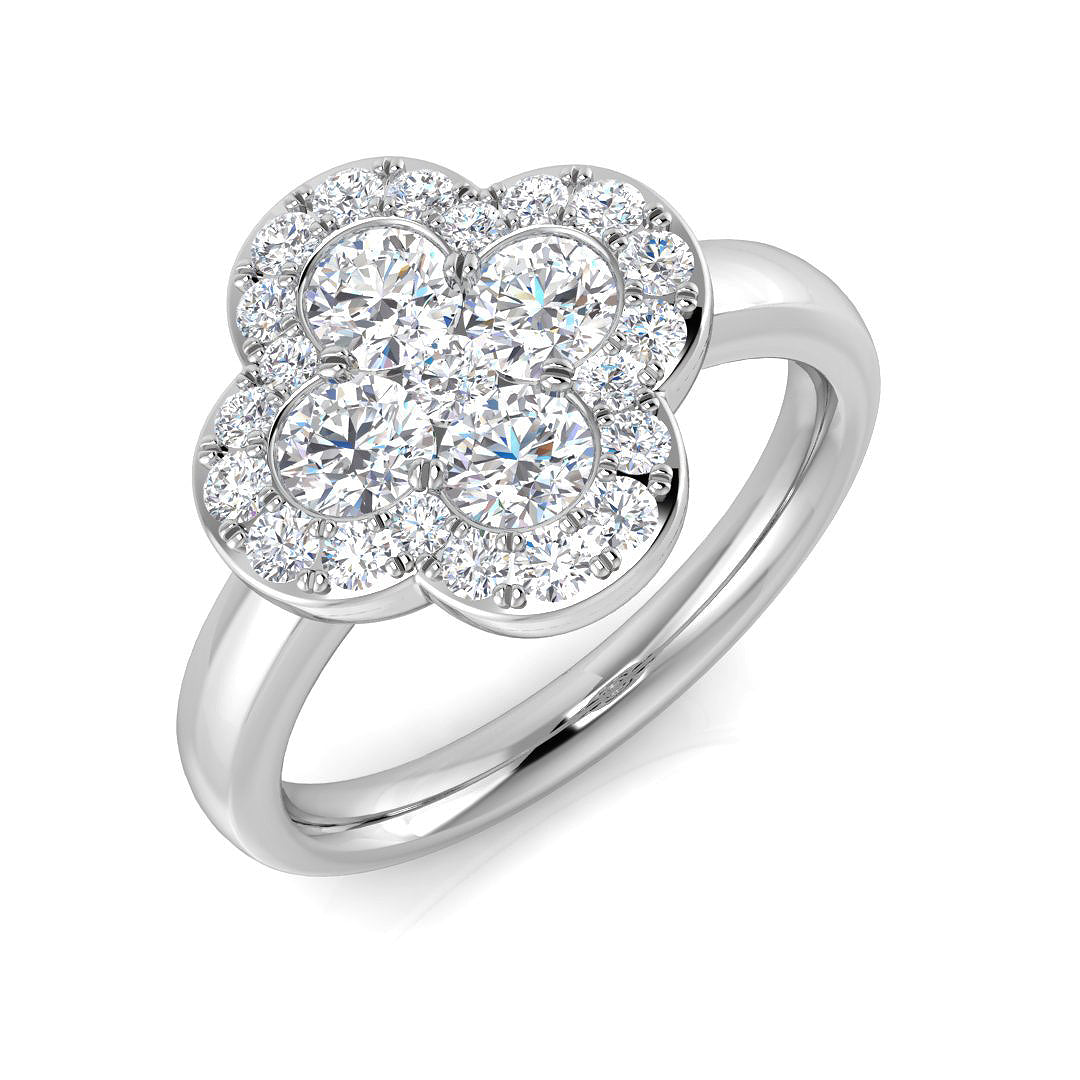 Platinum 1.13ct G SI2 Diamond Ring
