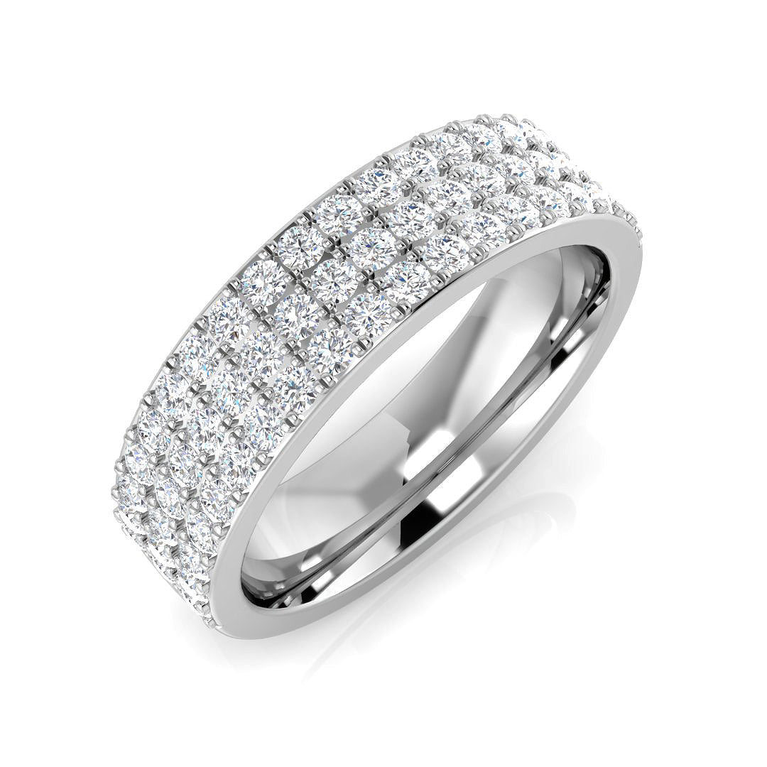 Platinum 0.82ct G SI1 Diamond Ring