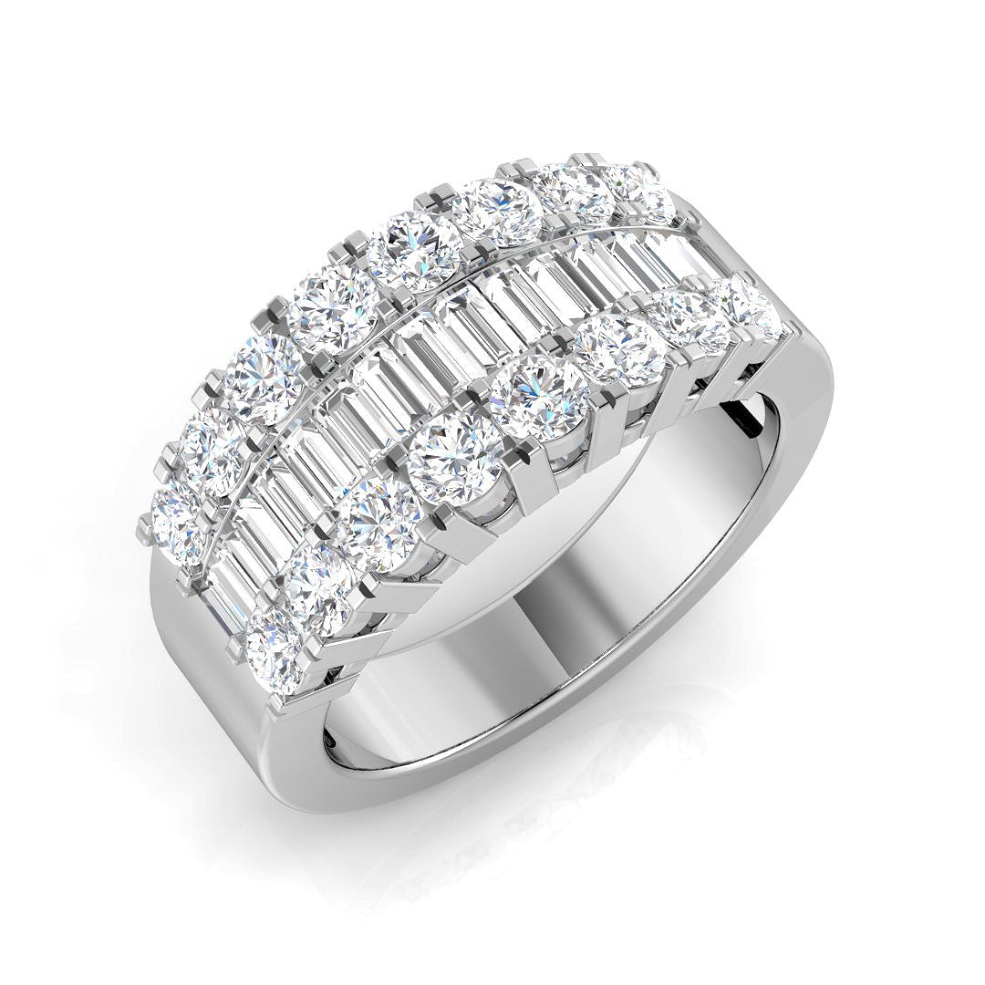 9ct White Gold 1.54ct G SI1 Laboratory Grown CVD Ring
