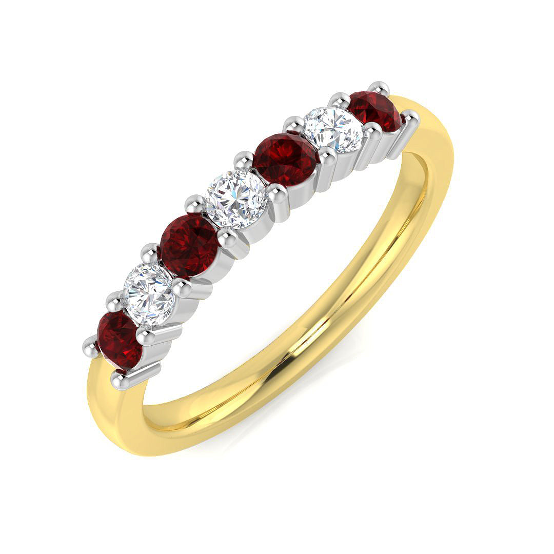 18ct Yellow Gold 0.55ct G SI2 Diamond Ring