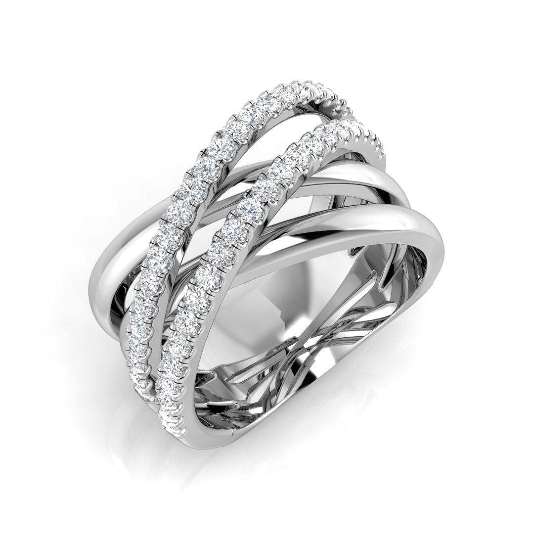 18ct White Gold 0.50ct G SI2 Diamond Ring