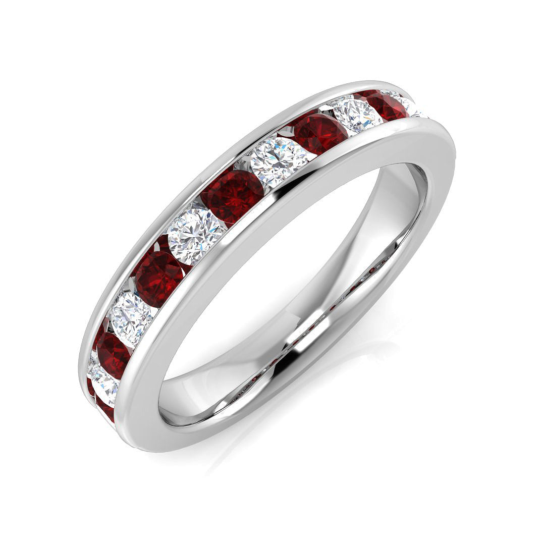 Platinum 0.70ct G SI2 Diamond Ring