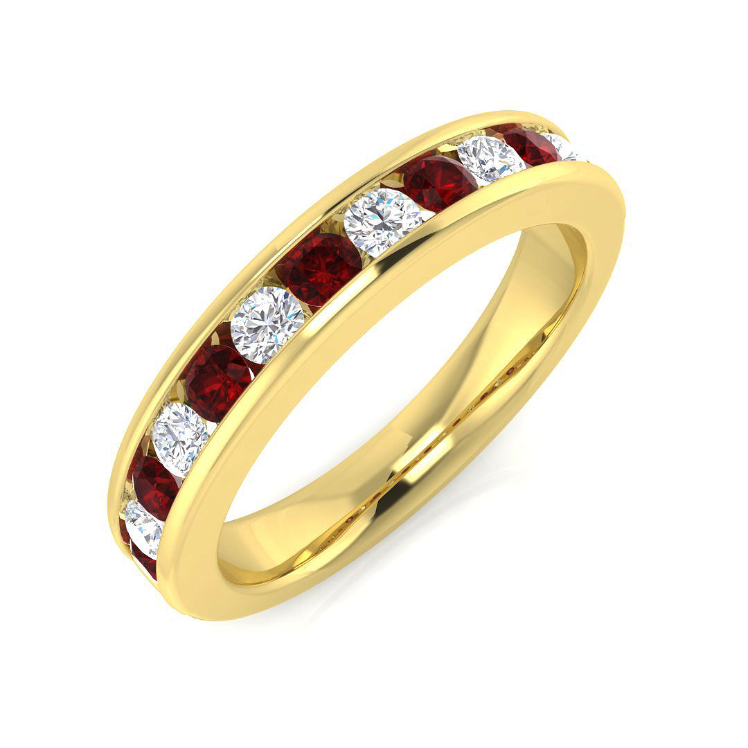 18ct Yellow Gold 0.70ct G SI2 Diamond Ring