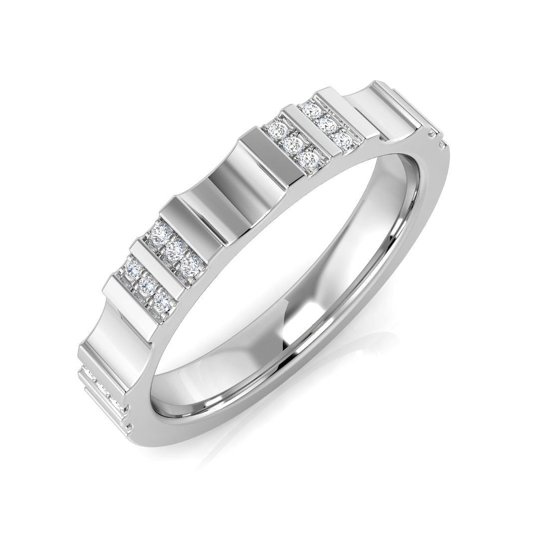 9ct White Gold 0.05ct G SI2 Diamond Ring