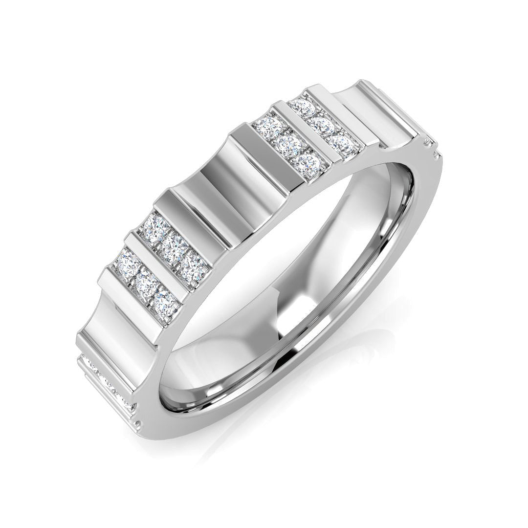 9ct White Gold 0.15ct G SI2 Diamond Ring