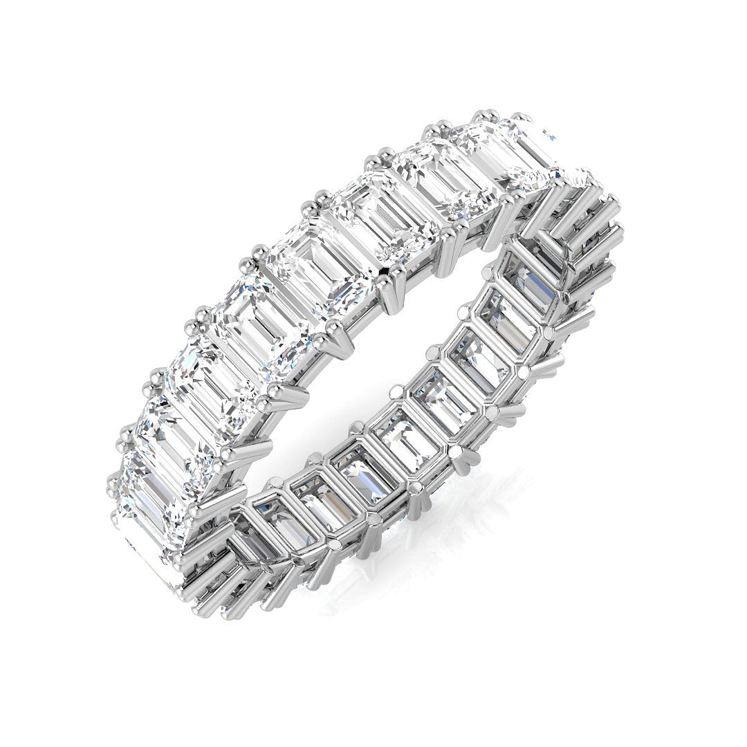 Platinum 3.27ct Laboratory Grown CVD Ring