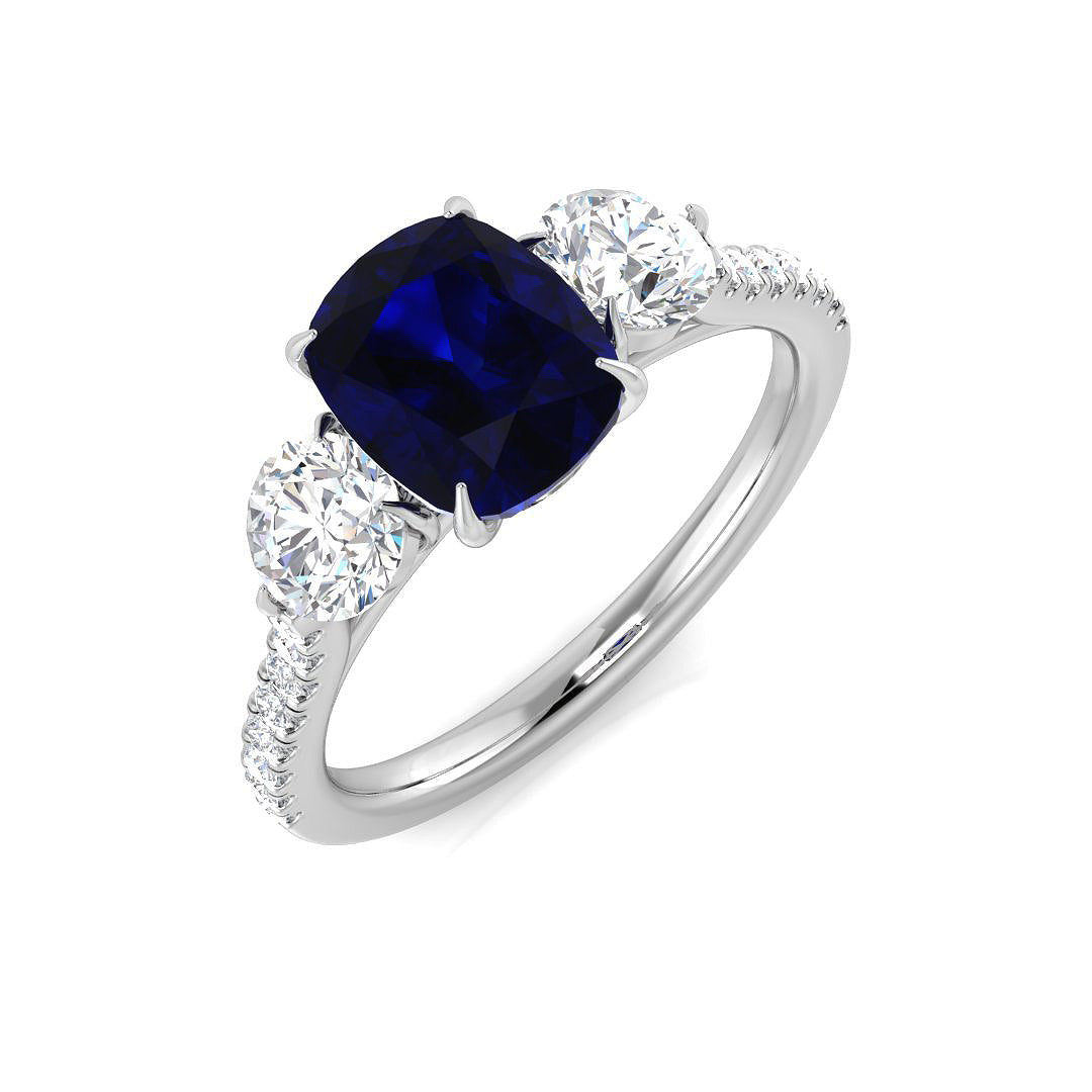 Platinum 2.46ct G VS2 Diamond Ring