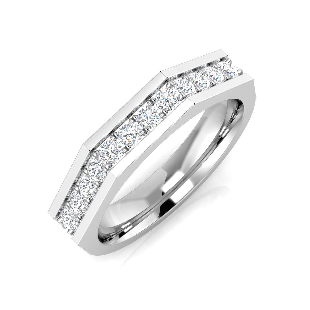 9ct White Gold 0.43ct G SI2 Diamond Ring