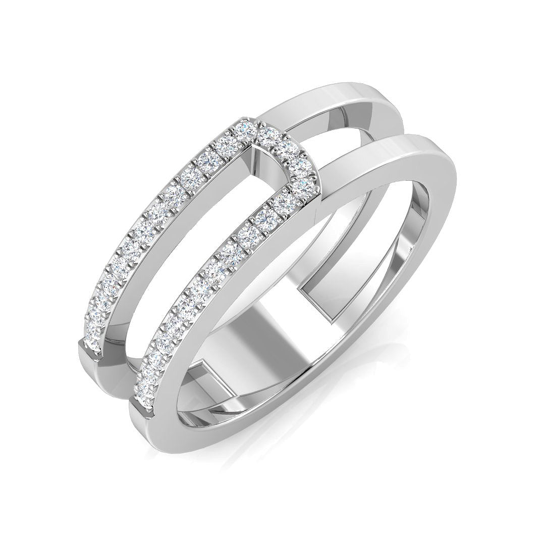 Platinum 0.13ct G SI2 Diamond Ring