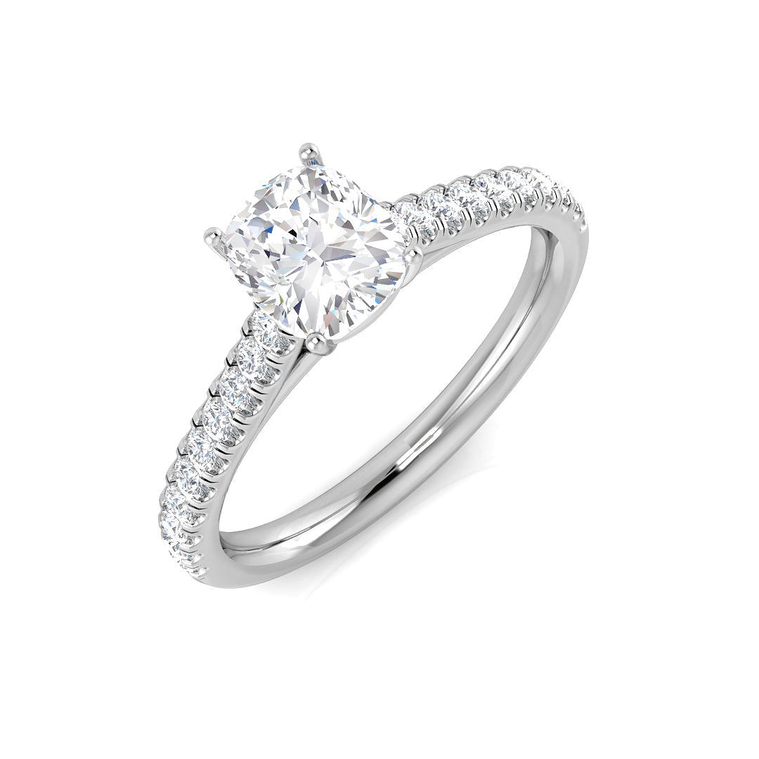 Platinum 1.24ct E SI2 Diamond Ring