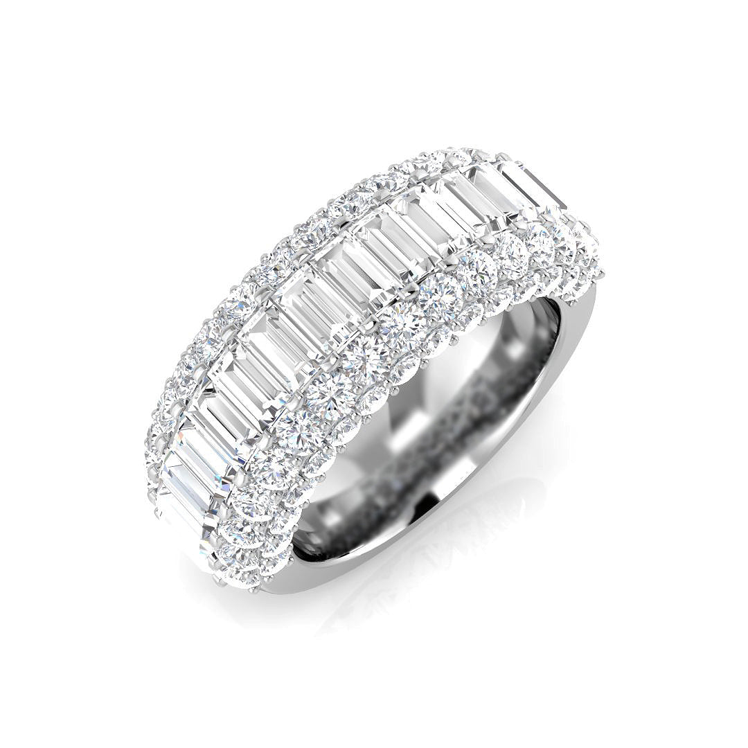 9ct White Gold 3.46ct G SI1 Diamond Ring