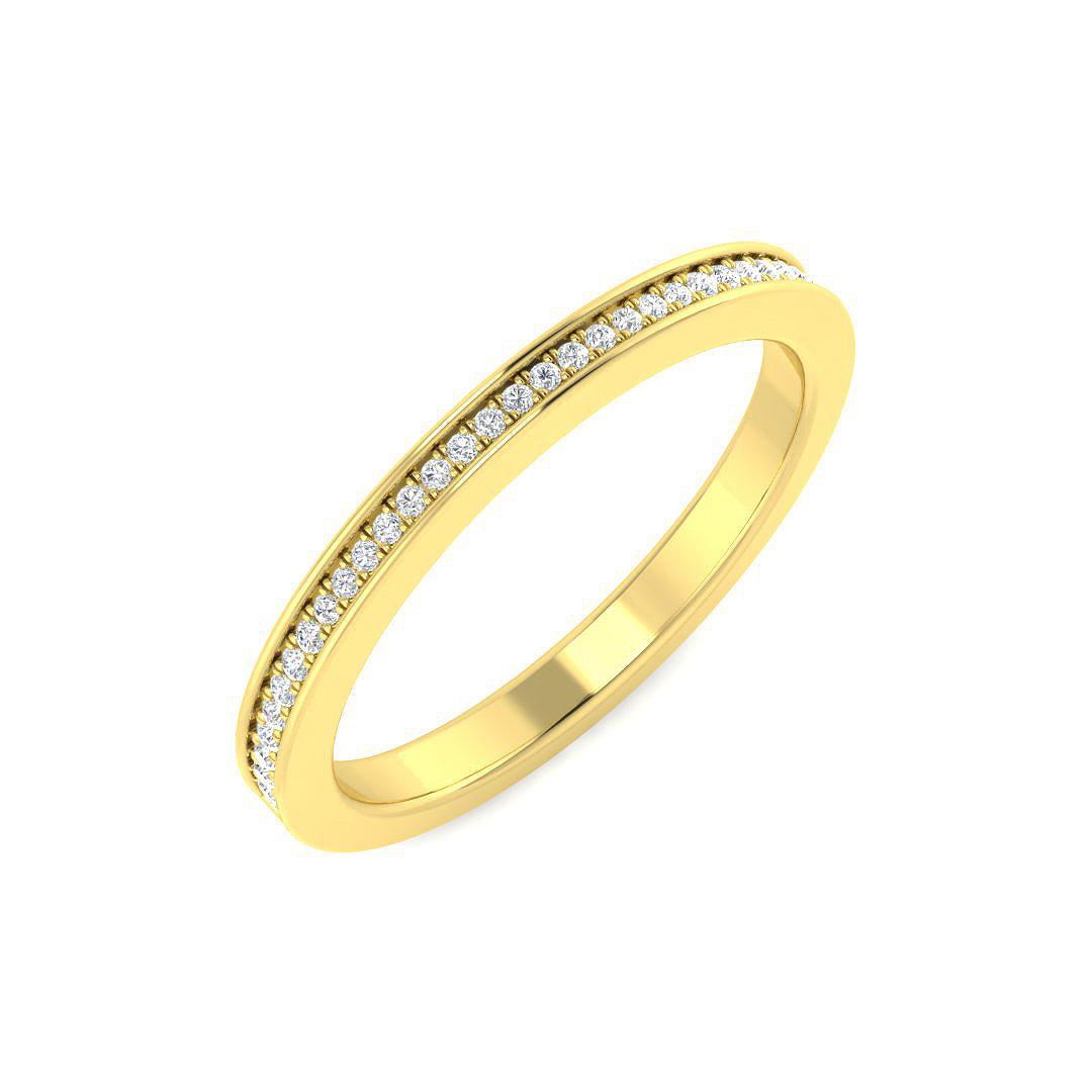 18ct Yellow Gold 0.09ct G SI1 Diamond Ring