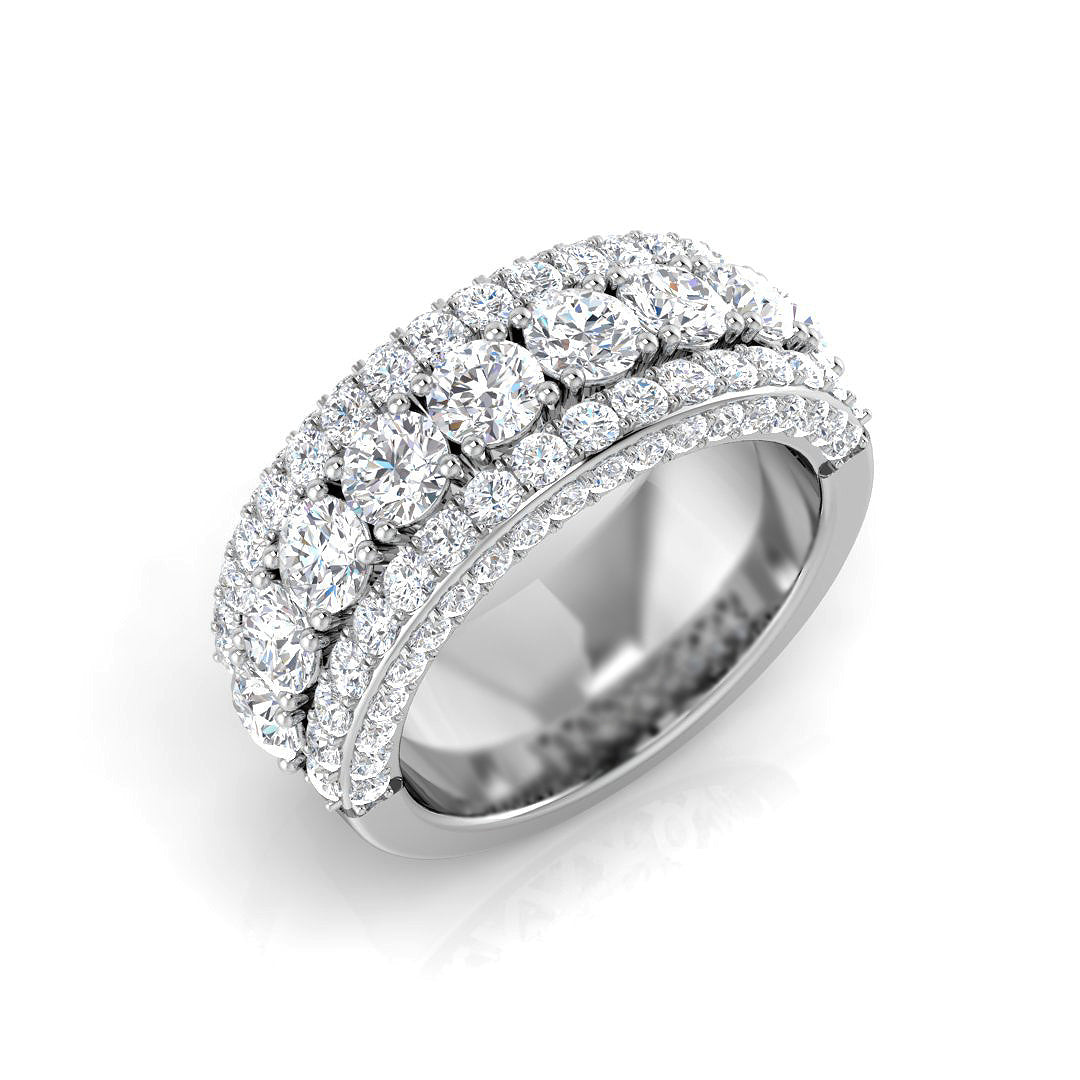 9ct White Gold 2.89ct G SI1 Diamond Ring