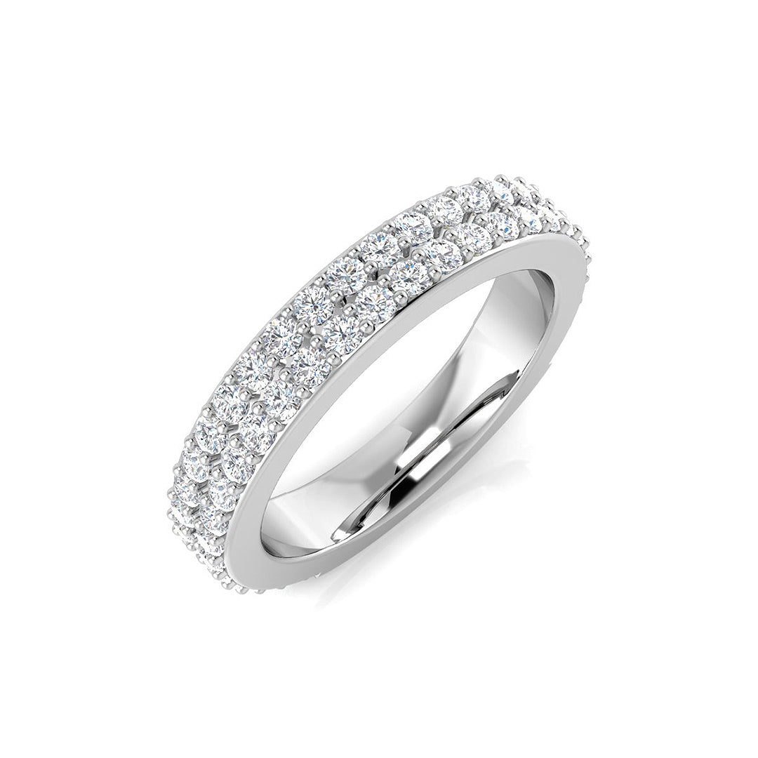 9ct White Gold 0.94ct Laboratory Grown CVD Ring