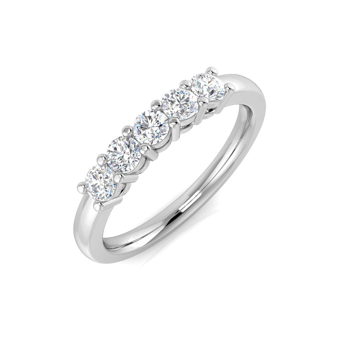 Platinum 0.45ct G SI2 Diamond Ring