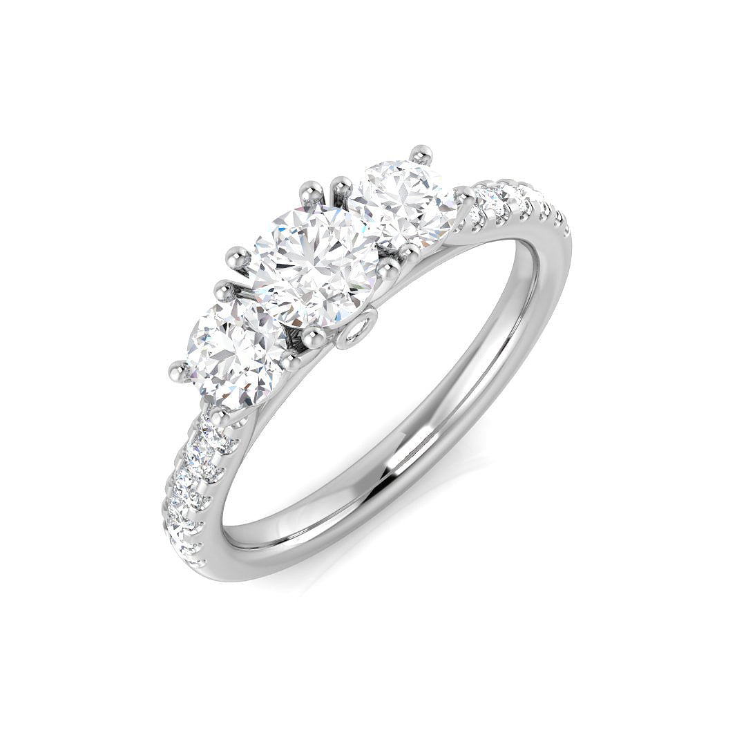 Platinum 1.14ct Laboratory Grown CVD Ring
