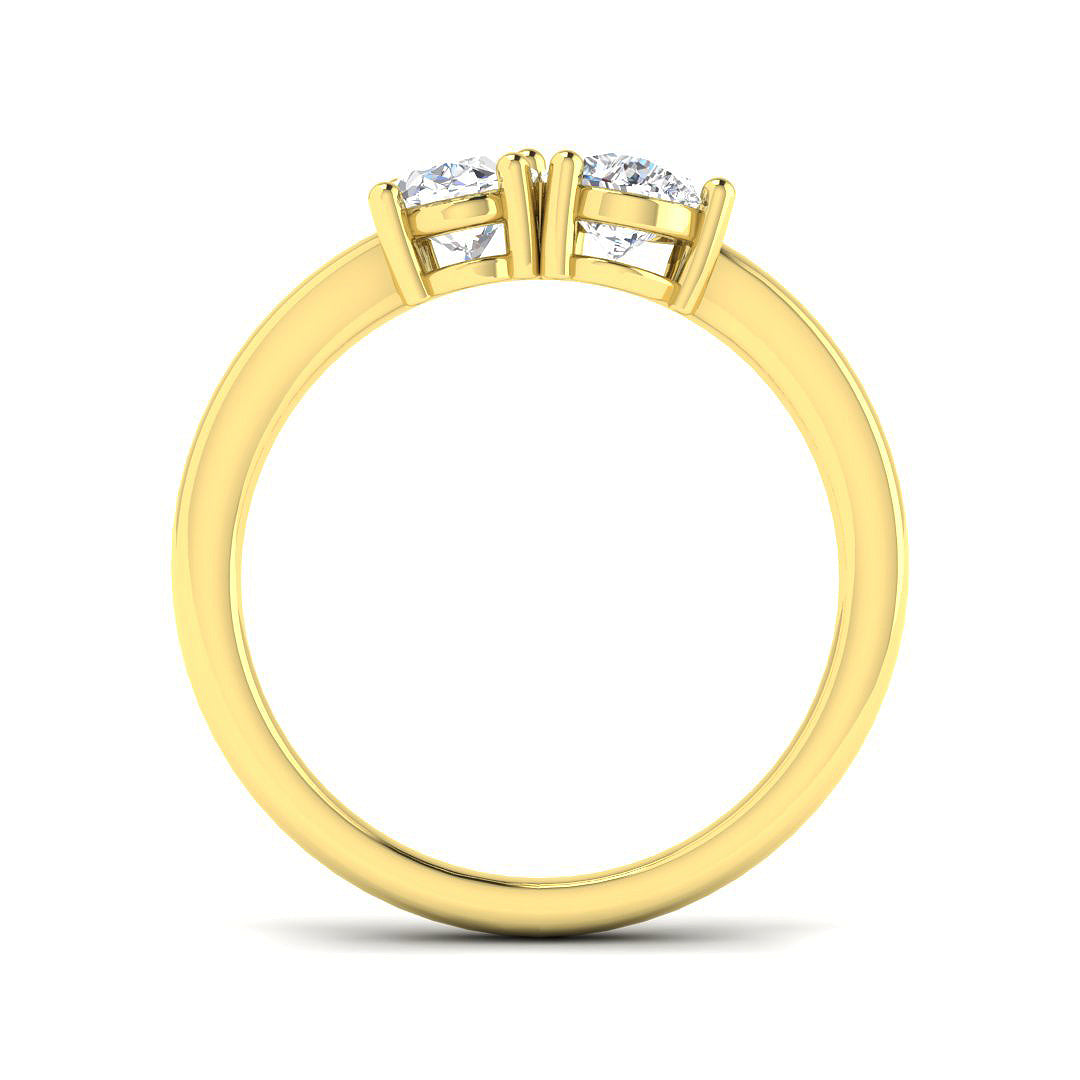 9ct Yellow Gold 1.00ct Laboratory Grown CVD Ring