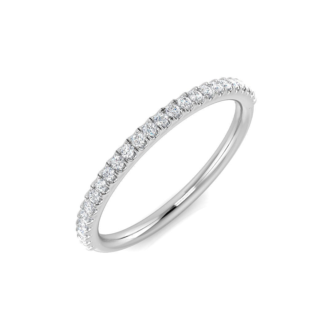 18ct White Gold 0.14ct G I1 Diamond Ring