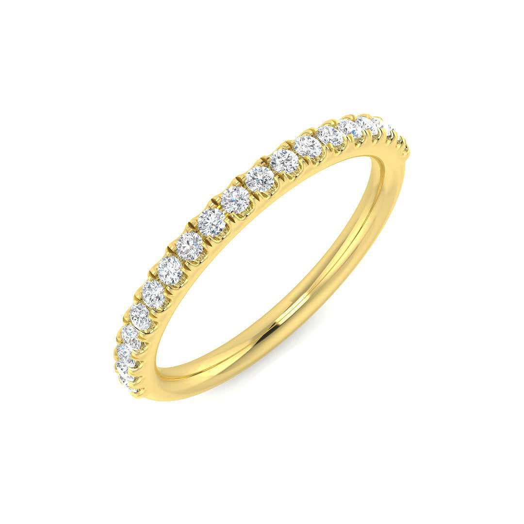 9ct Yellow Gold 0.24ct G I1 Diamond Ring