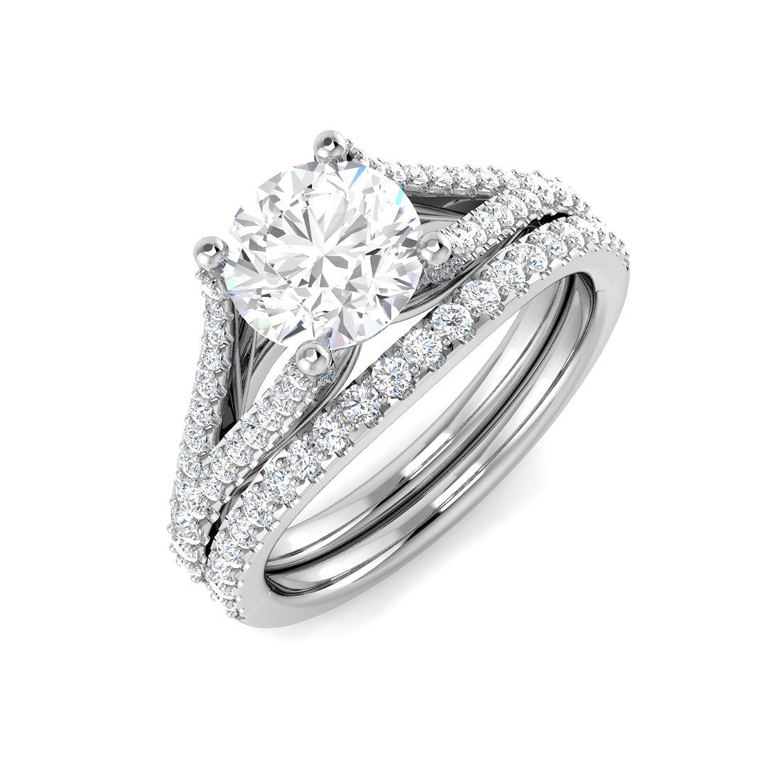 Platinum 1.46ct D VS1 Laboratory Grown CVD Ring