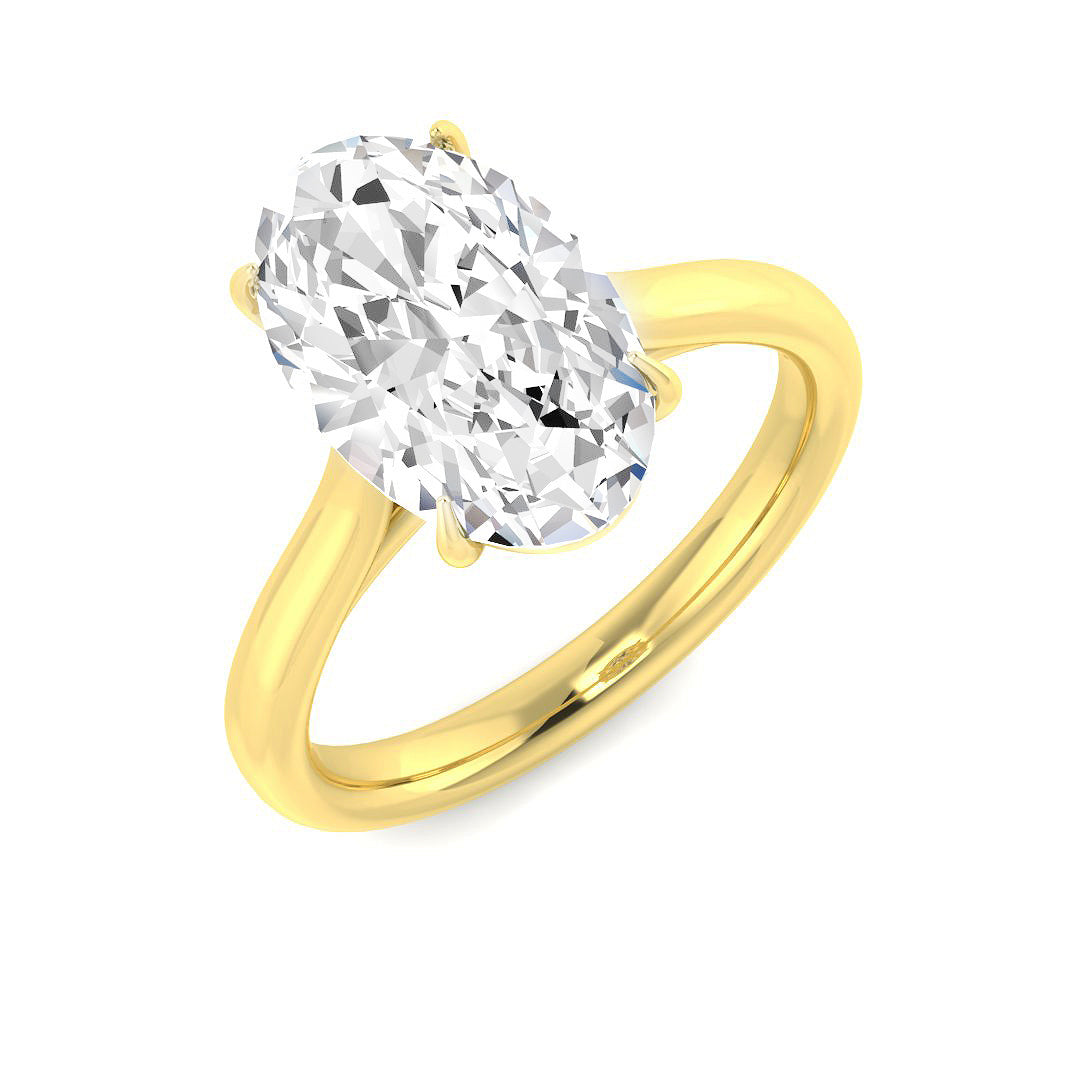 18ct Yellow Gold 3.05ct Diamond Ring