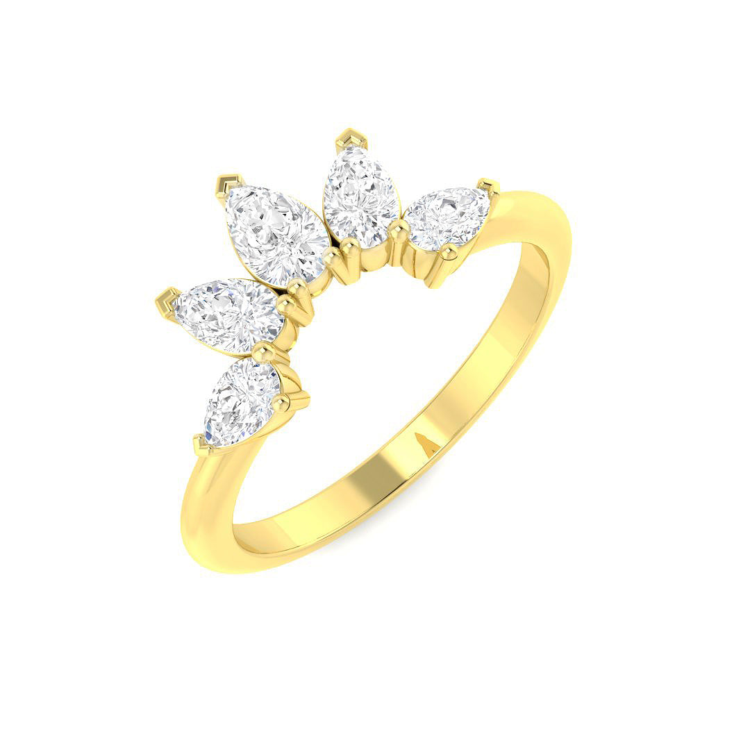 9ct Yellow Gold 0.66ct G SI1 Diamond Ring