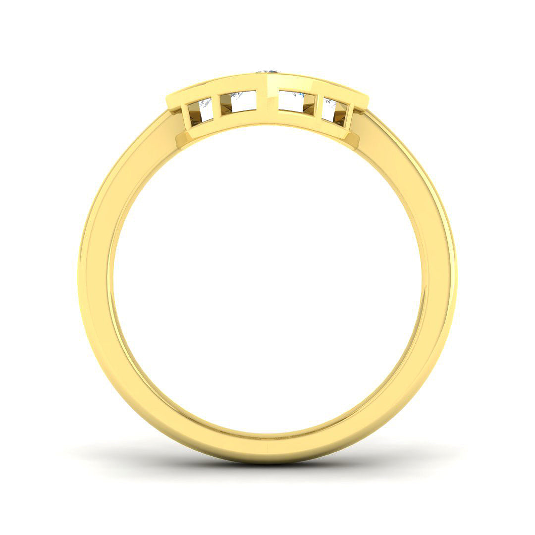 9ct Yellow Gold 1.53ct Laboratory Grown CVD Ring