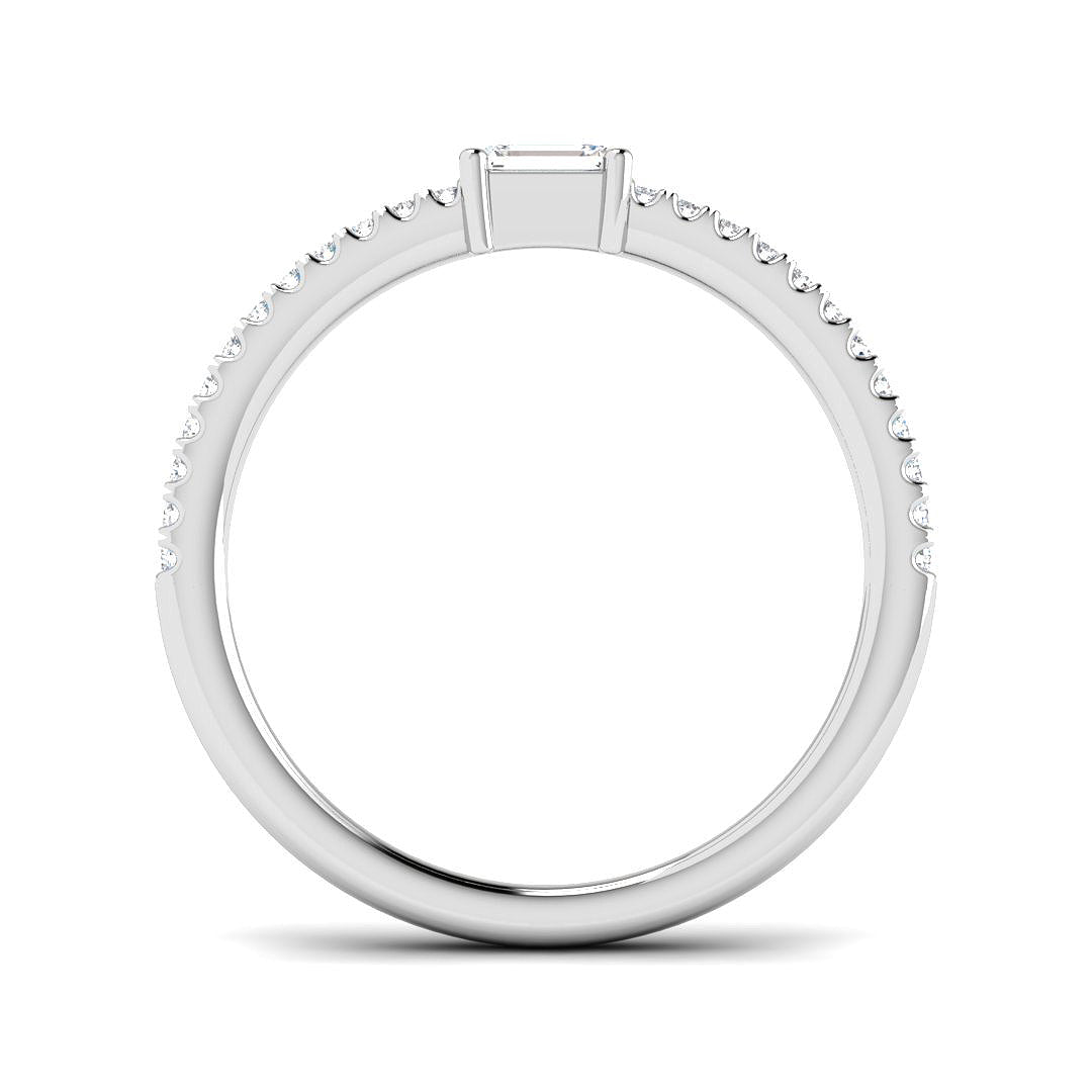 9ct White Gold 0.31ct Diamond Ring