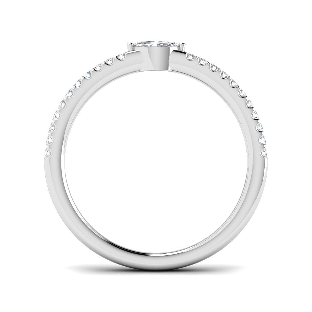 Platinum 0.20ct Diamond Ring