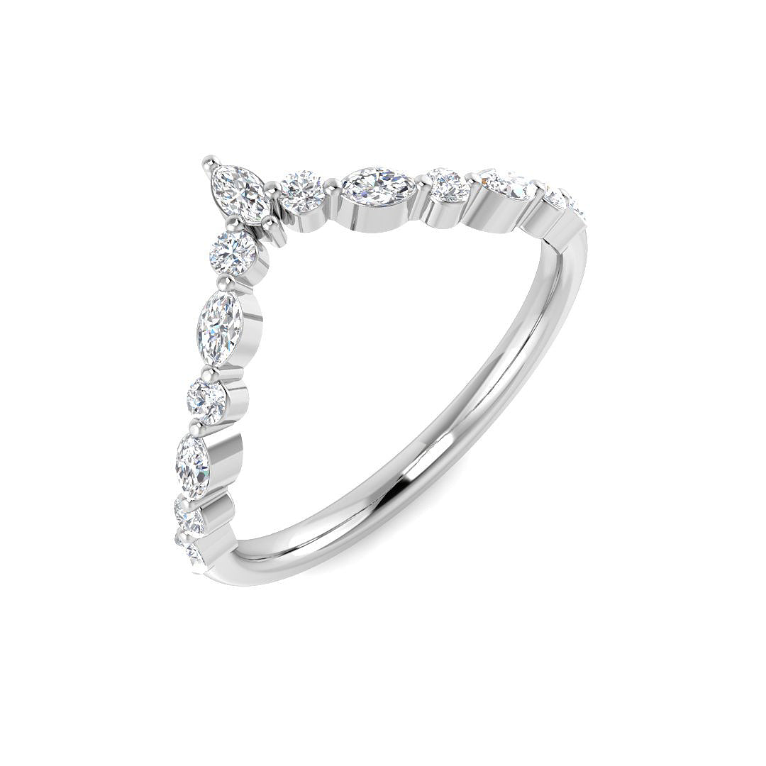 Platinum 0.37ct G SI2 Diamond Ring