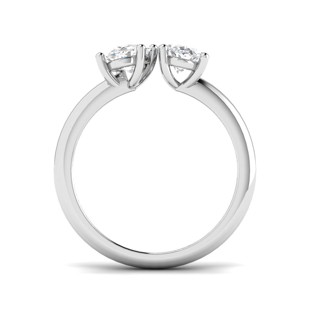 18ct White Gold 1.17ct D VVS2 Laboratory Grown CVD Ring