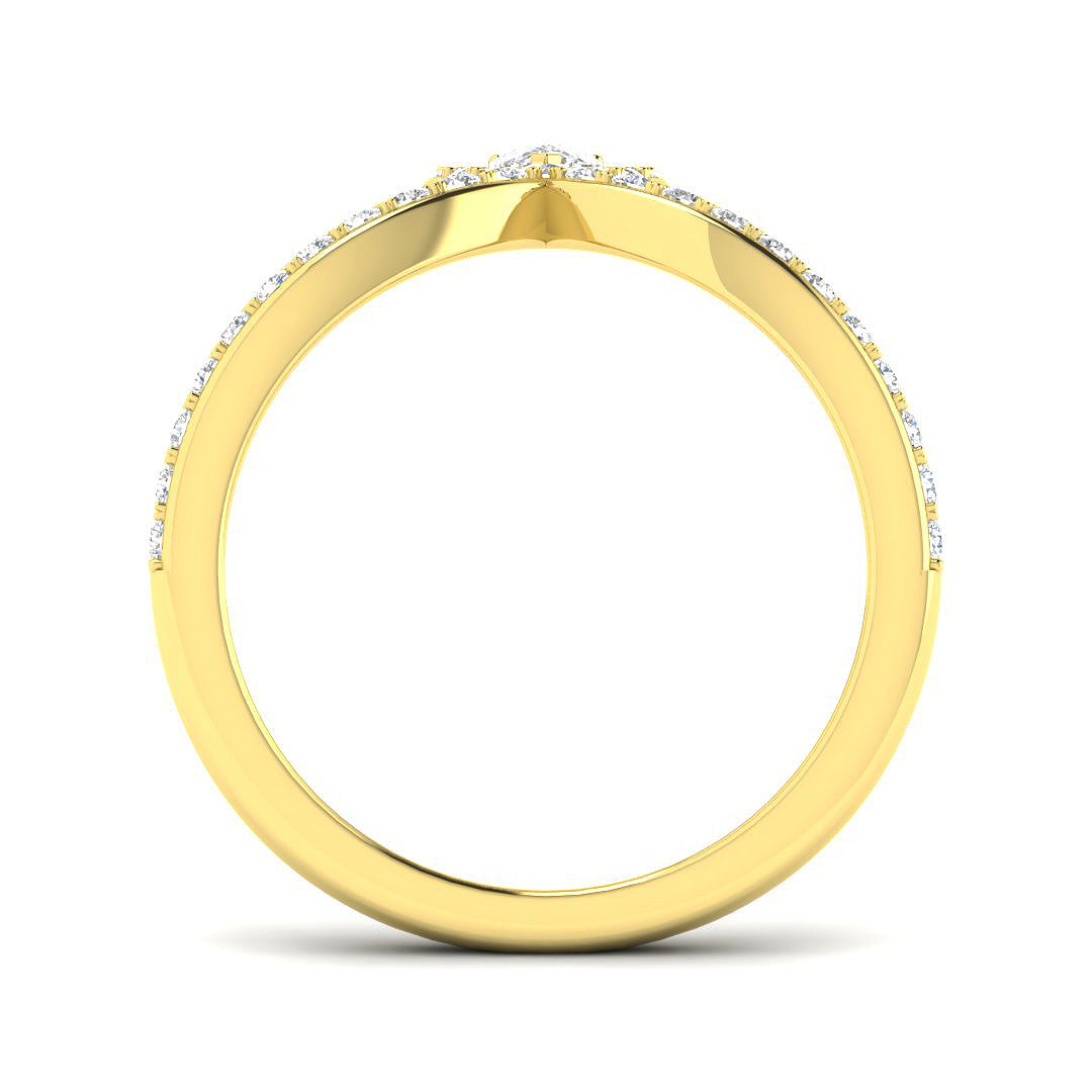 18ct Yellow Gold 0.55ct Diamond Ring