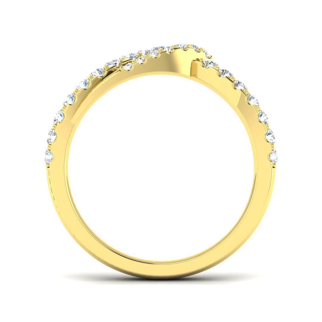 9ct Yellow Gold 0.43ct G SI2 Diamond Ring