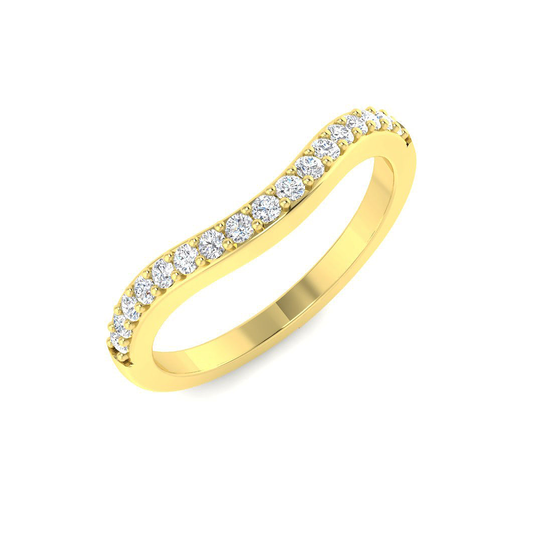 9ct Yellow Gold 0.23ct G SI2 Diamond Ring