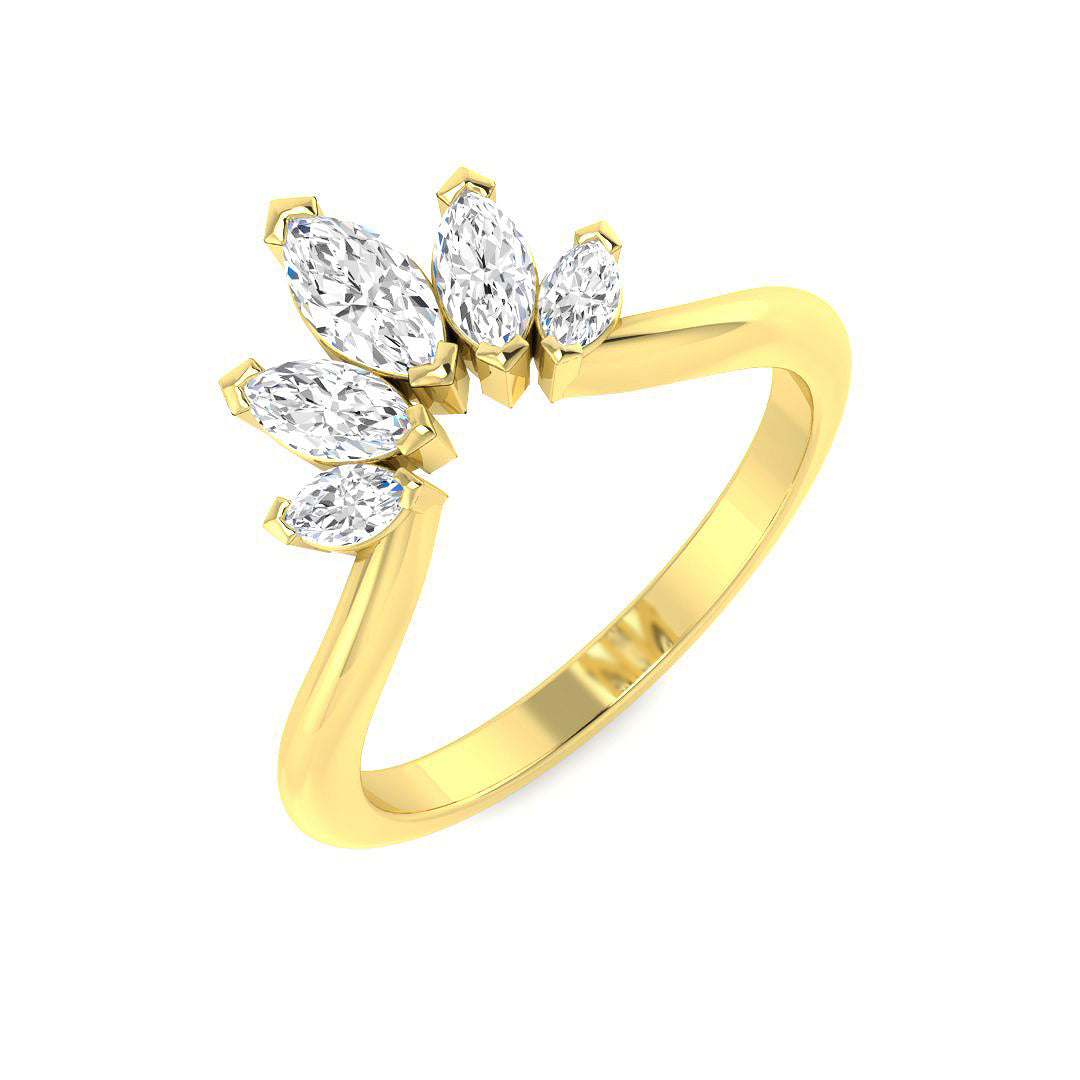 9ct Yellow Gold 0.47ct G SI1 Diamond Ring