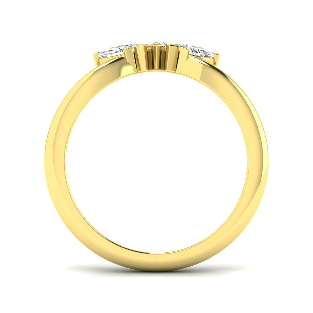 18ct Yellow Gold 0.47ct G SI1 Diamond Ring