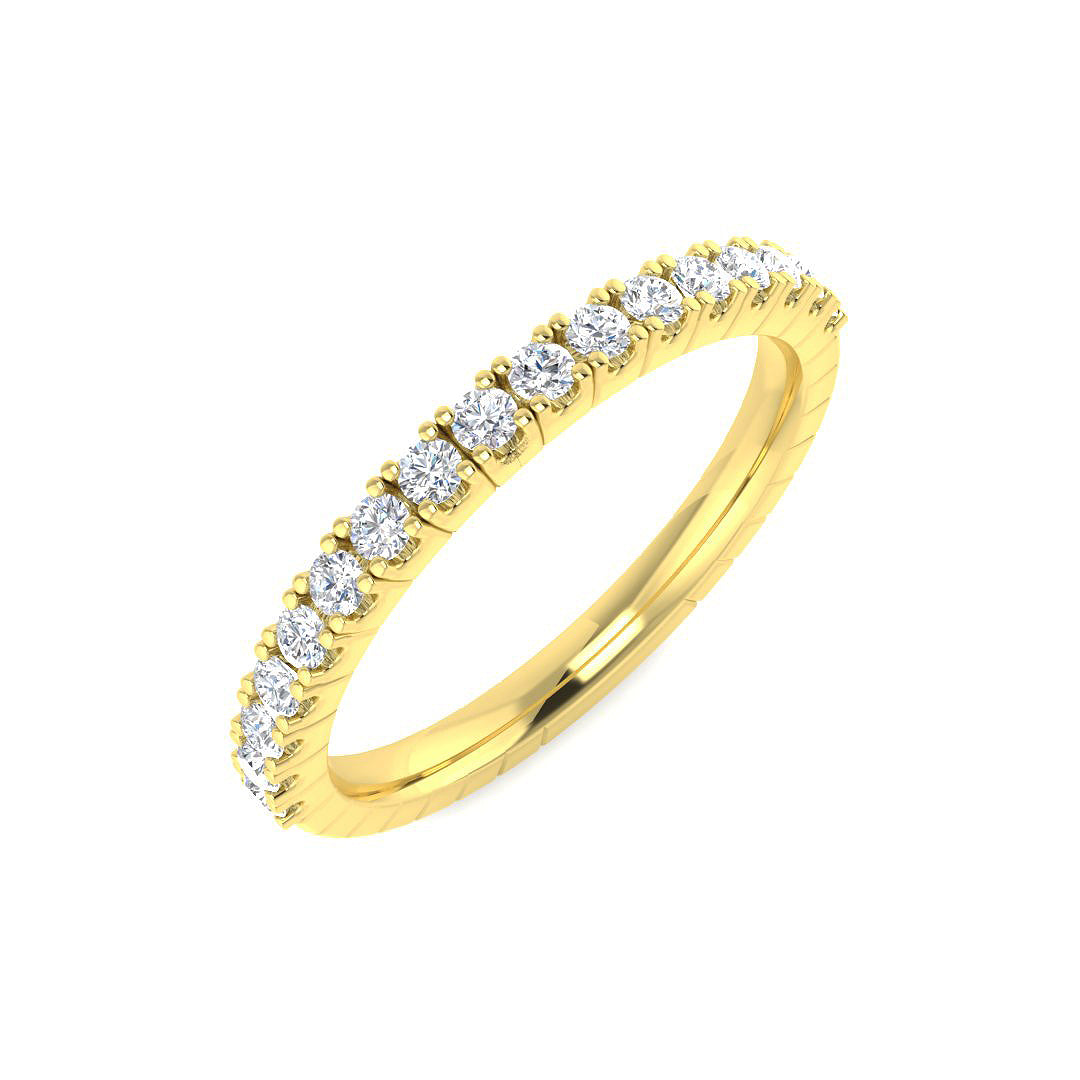 9ct Yellow Gold 0.32ct G SI2 Diamond Ring