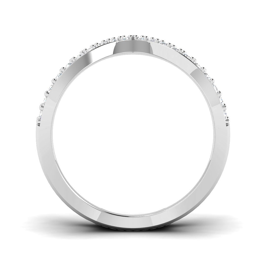9ct White Gold 0.51ct Laboratory Grown CVD Ring