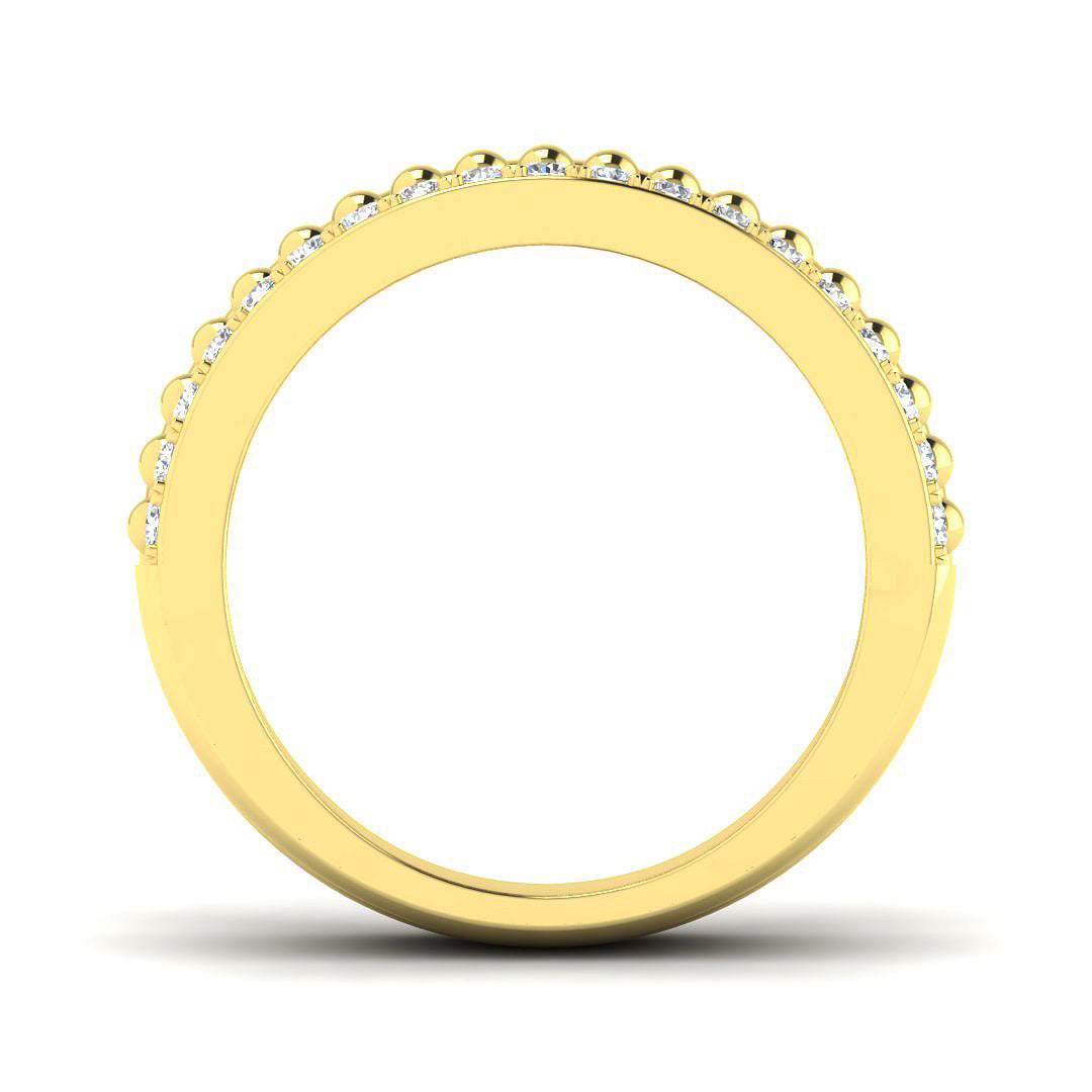 9ct Yellow Gold 0.32ct G SI2 Diamond Ring