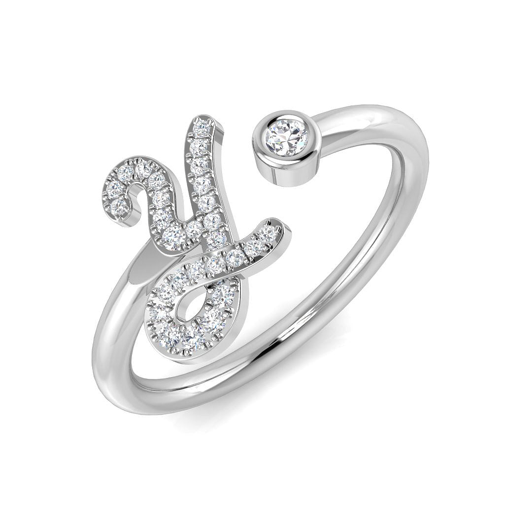 9ct White Gold 0.12ct G SI2 Diamond Ring