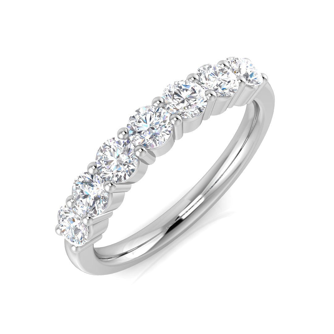 9ct White Gold 0.83ct Laboratory Grown CVD Ring