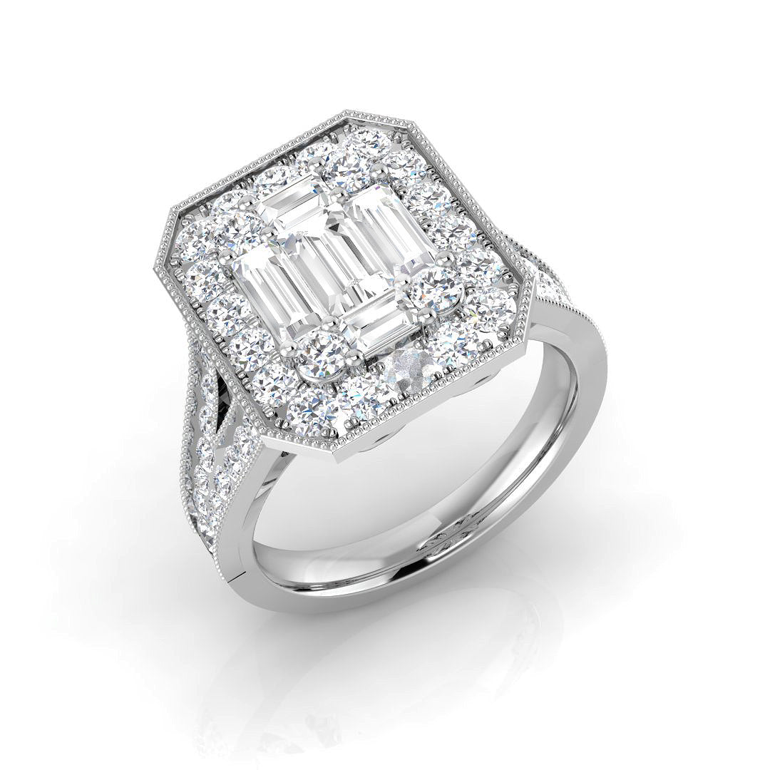 14ct White Gold 2.00ct G SI2 Diamond Ring